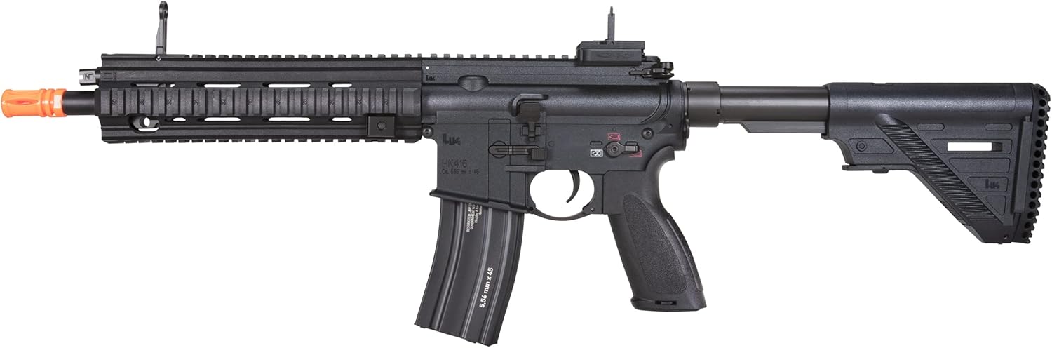 Heckler & Koch HK416 A5 Comp AEG – Pistola de aire comprimido BB de 0.236 in, negro, multicolor, tamaño único