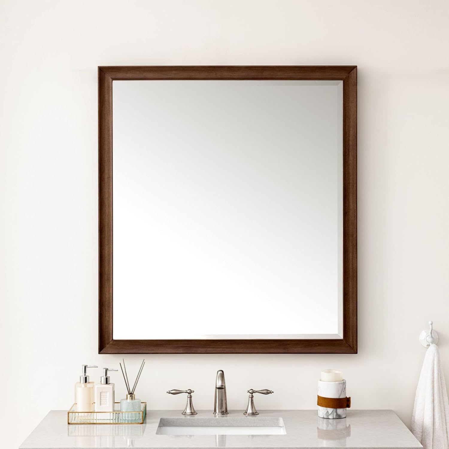 James Martin Vanities Espejo de baño Glenbrooke 735-M36-SC 735-M36 de 40 x 36 pulgadas