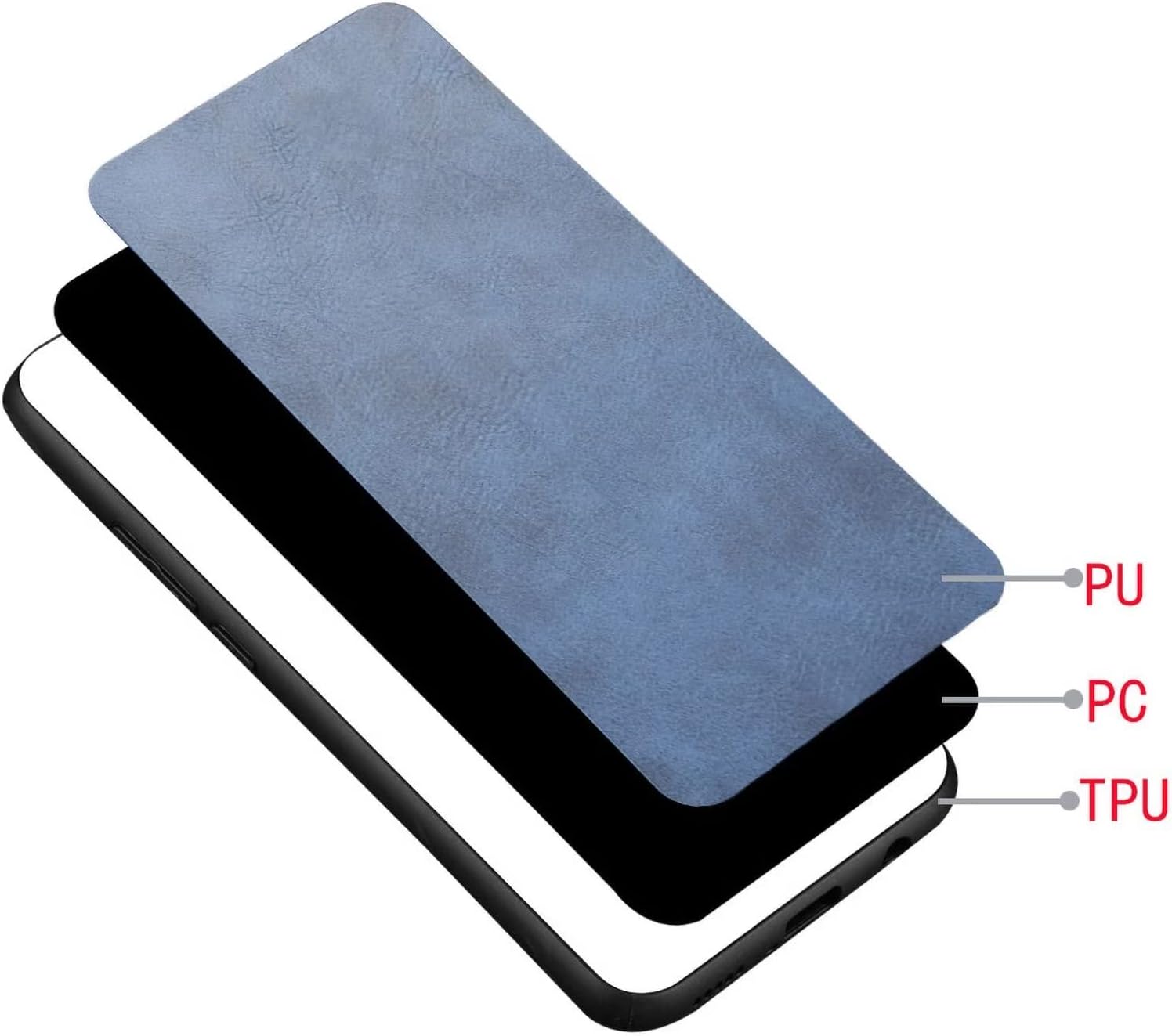 Funda de teléfono para Realme 7 Pro, funda para Realme 7 Pro de piel sintética tipo vaca, antideslizante, a prueba de golpes, para Realme 7 Pro