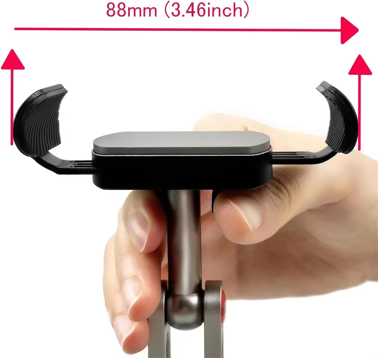 Adaptador de montaje para zapata caliente, soporte de trípode de metal para teléfono, soporte ajustable para trípode de cámara réflex digital,