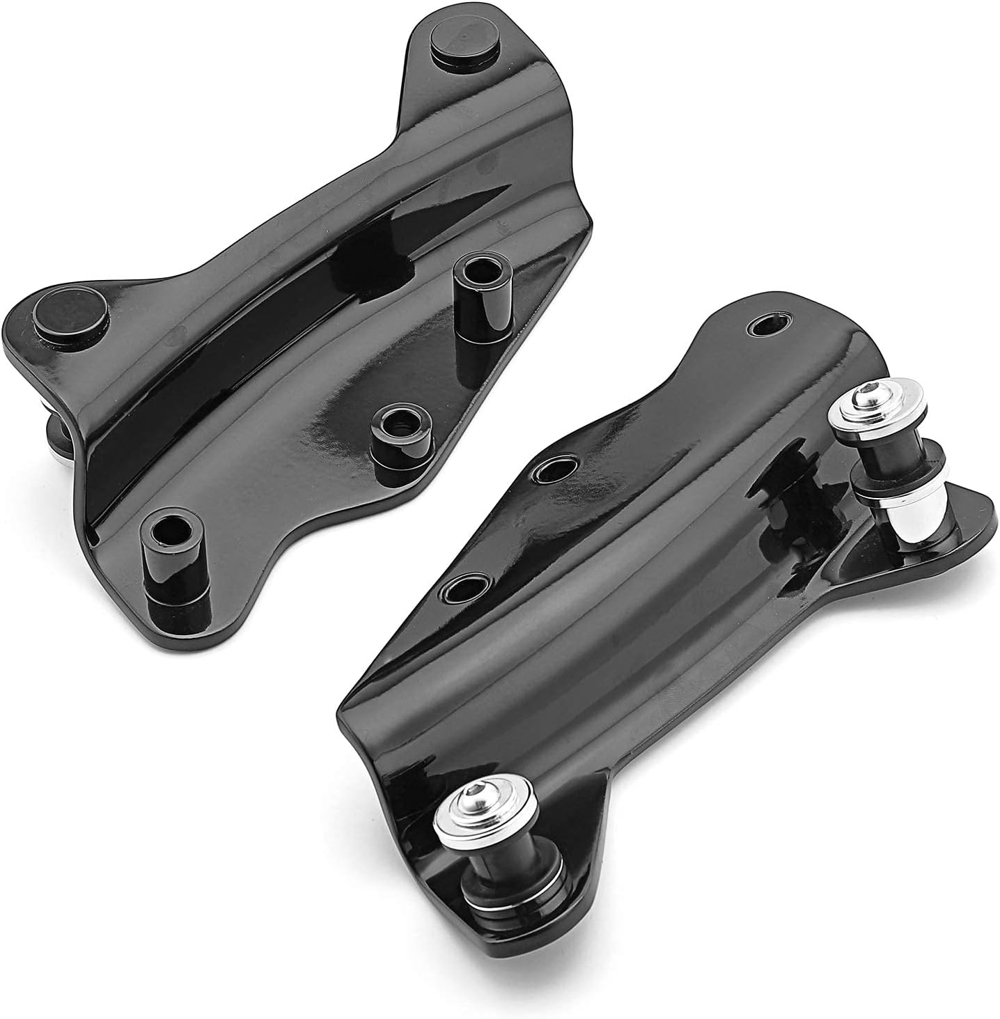 WeiSen Two-Up Tour Pack portaequipajes de montaje en maletero desmontable y kit de herramientas de acoplamiento compatible con Harley Touring Road