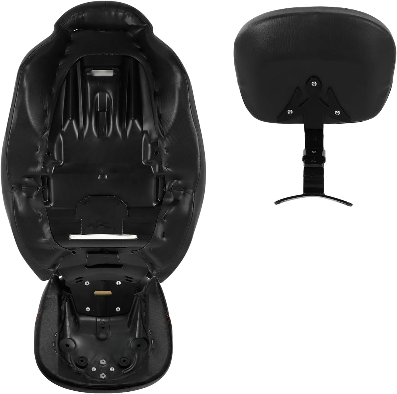 TCT-MOTORPARTS Asiento de pasajero de perfil bajo para Harley Road Street Glide 2009-2023