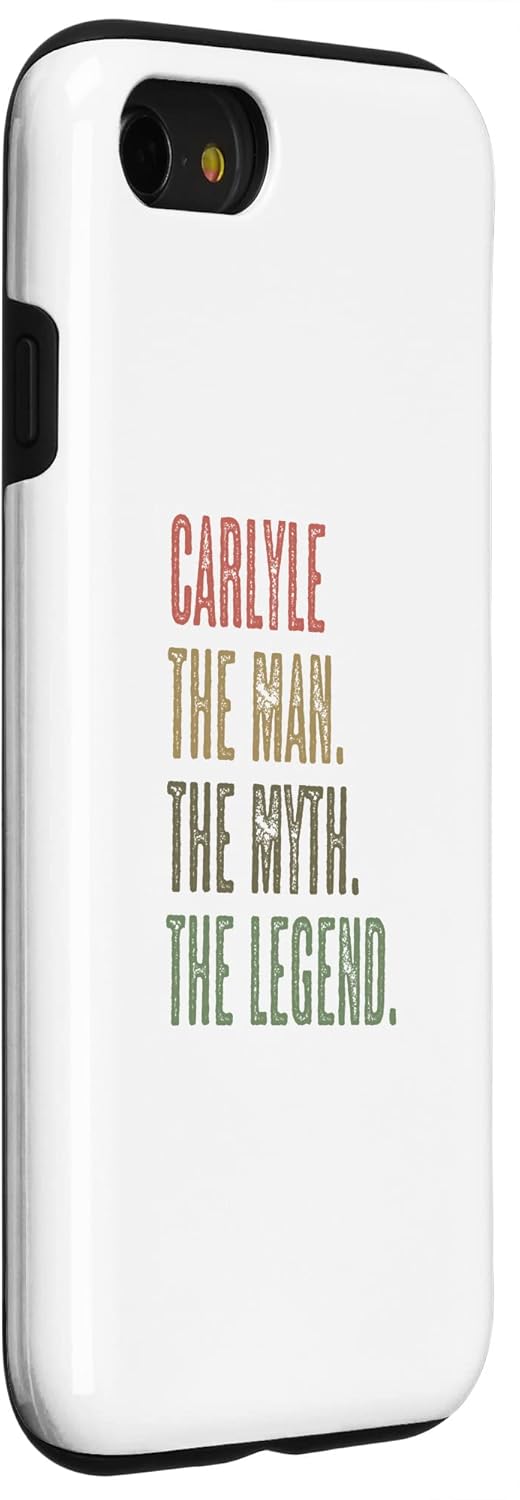 iPhone SE (2020)  7  8 CARLYLE the Man the Myth the LEGEND  FUNNY – Men Boys Name Case
