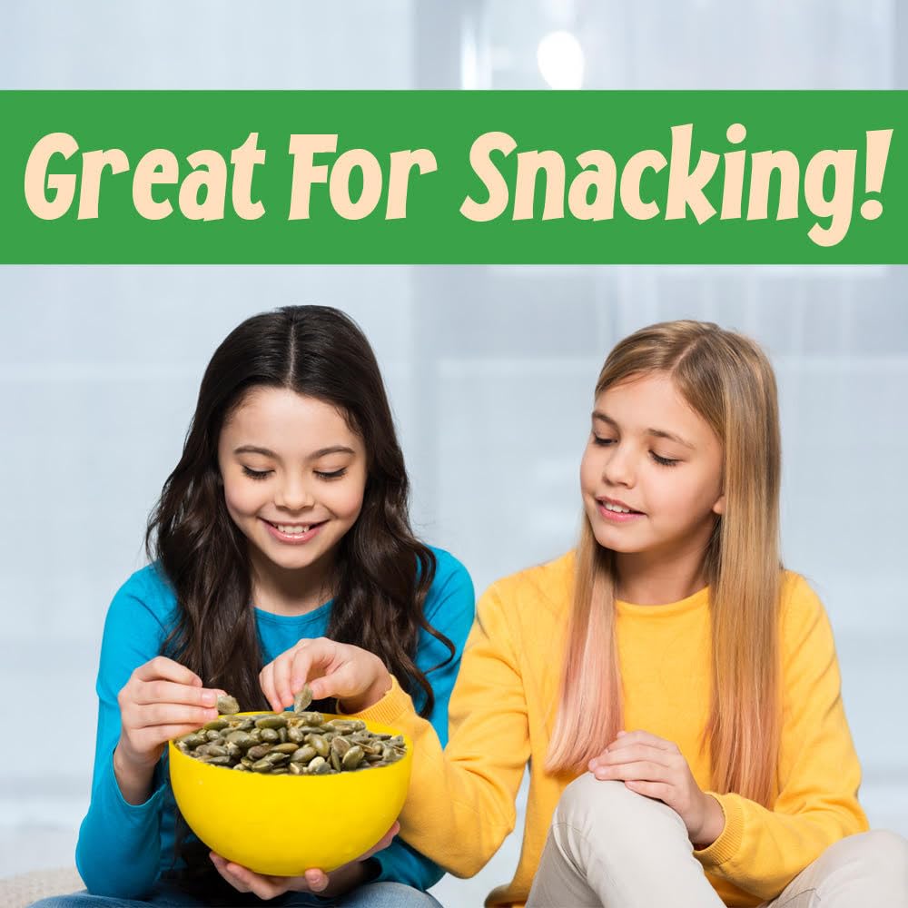 Sincerely Nuts, Semillas de Calabaza Sin Cáscara Saladas, Pepitas Ricas en Nutrientes, Inigualable Sabor y Frescura, Kósher 100% Certificado