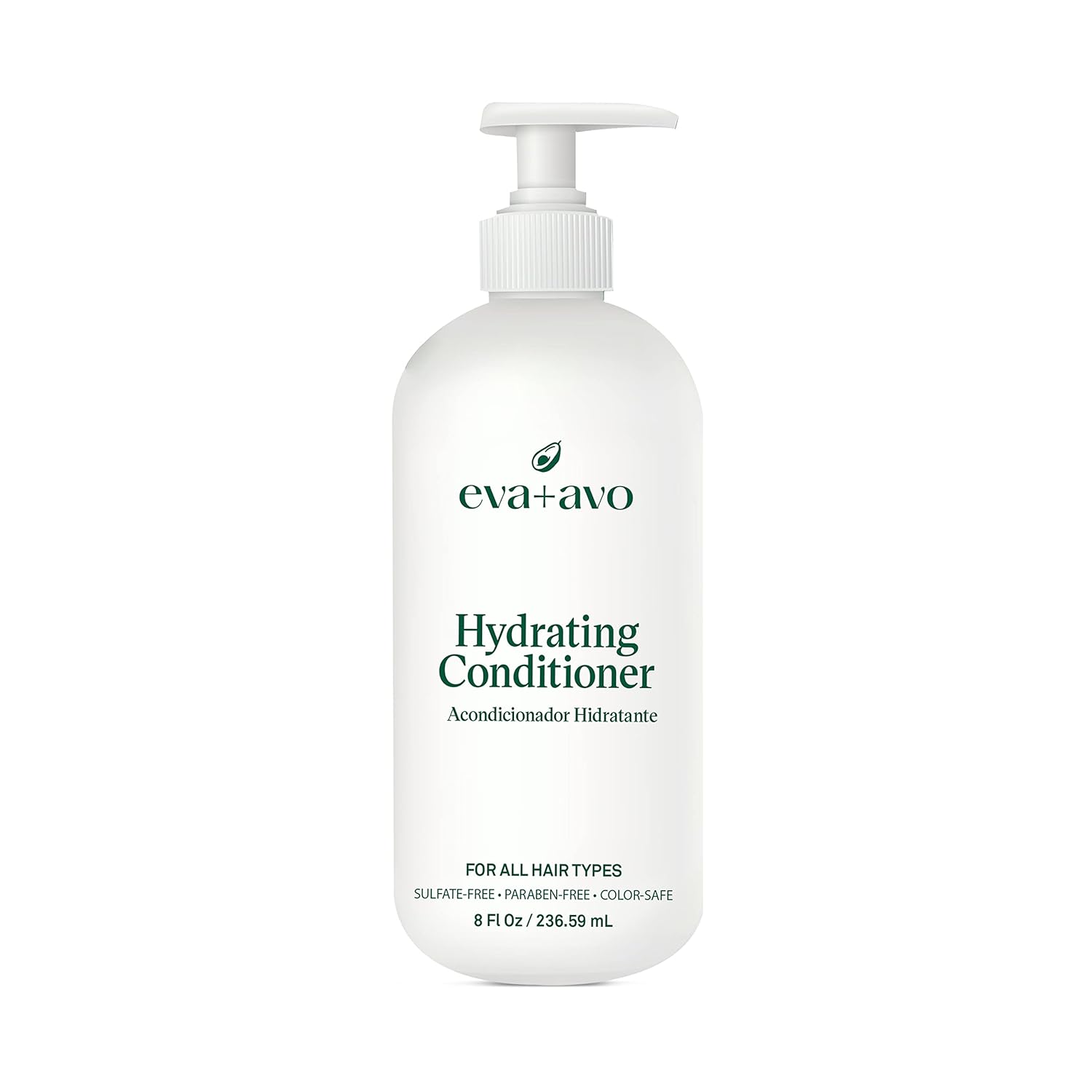 Eva + Avo Acondicionador Hidratante 8 Oz. + 32 Oz. Recarga