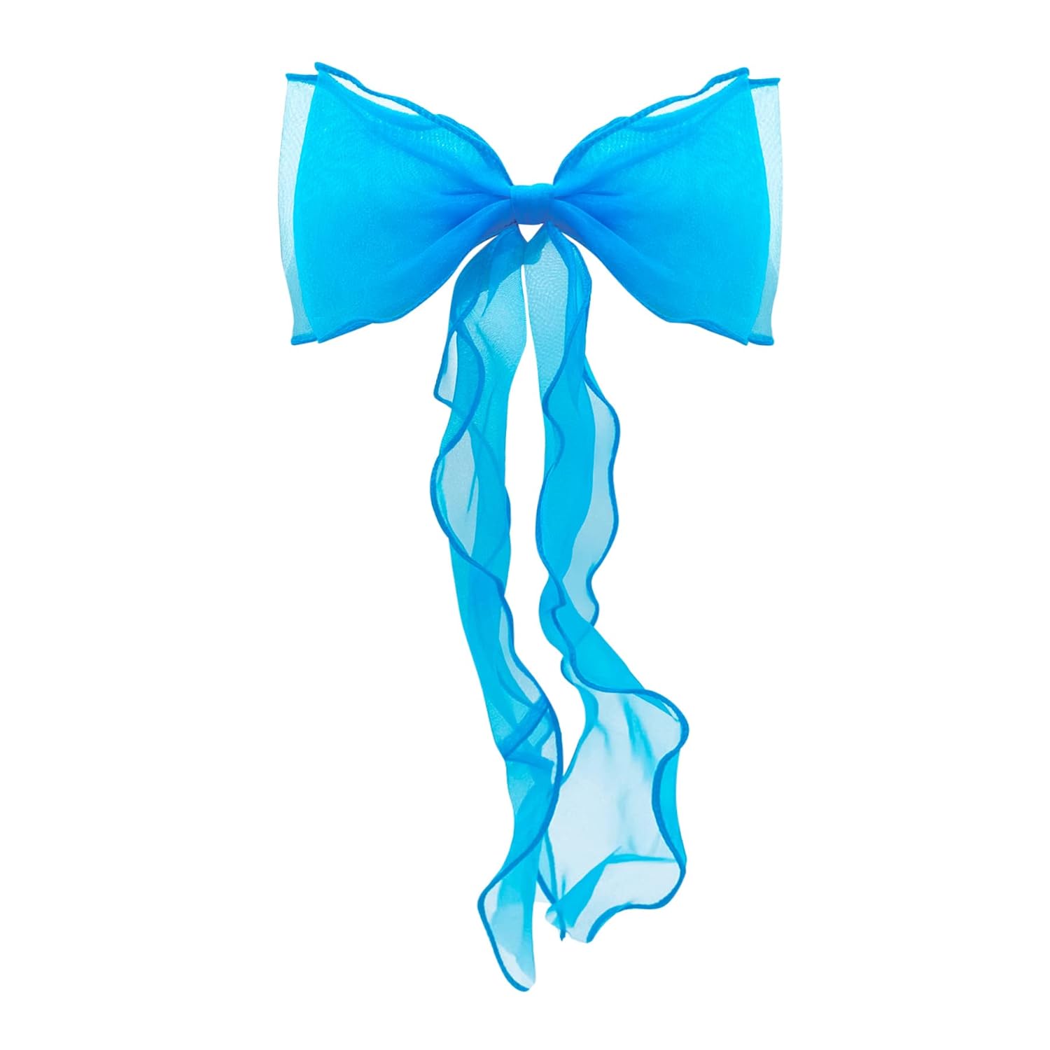 2 pinzas para el cabello con cintas coloridas para el cabello, trenzadas, accesorios decorativos para el cabello para mujeres y niñas, color azul