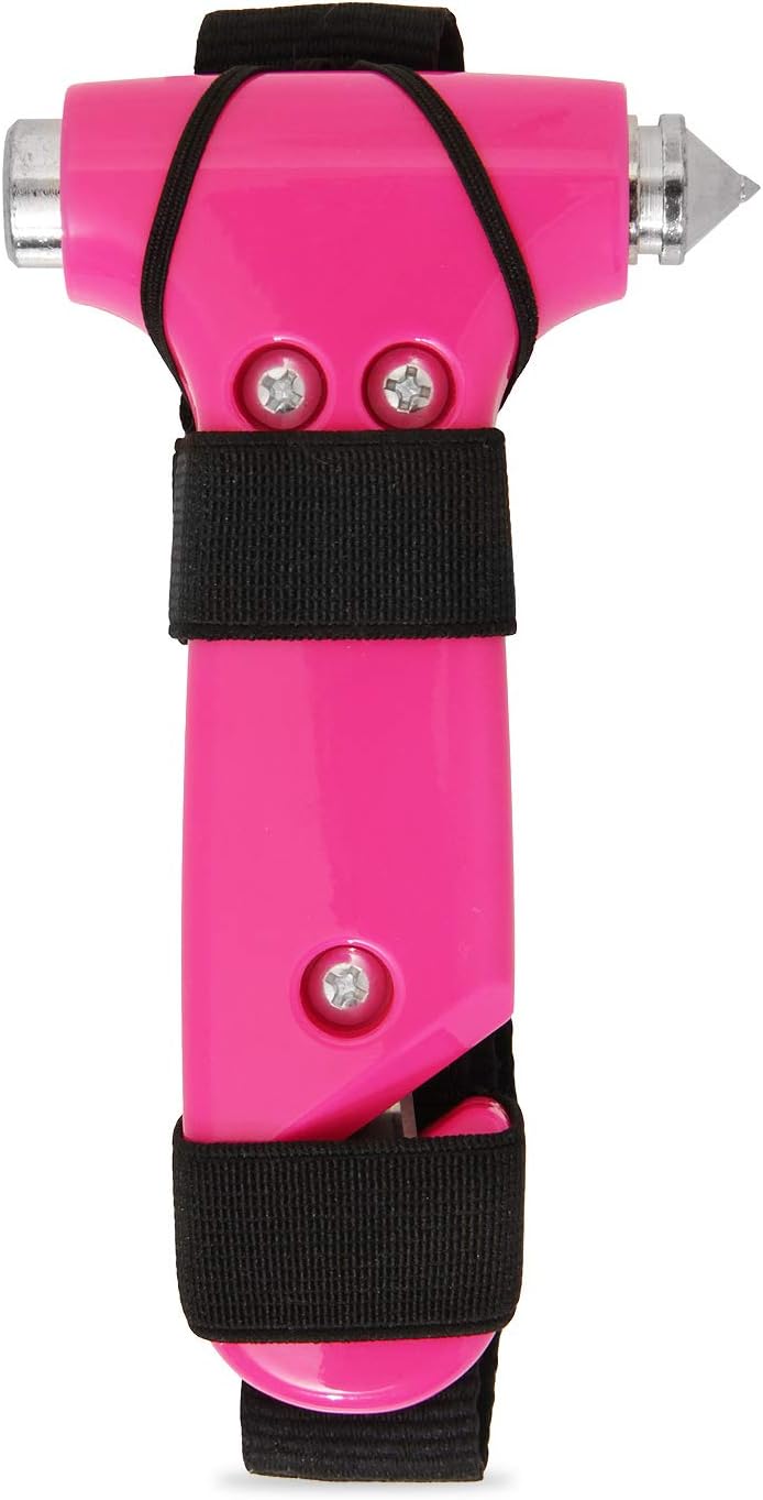 Martillo de seguridad súper lindo, herramienta de martillo de escape automotriz de emergencia, cortador de cinturón de seguridad y herramienta de