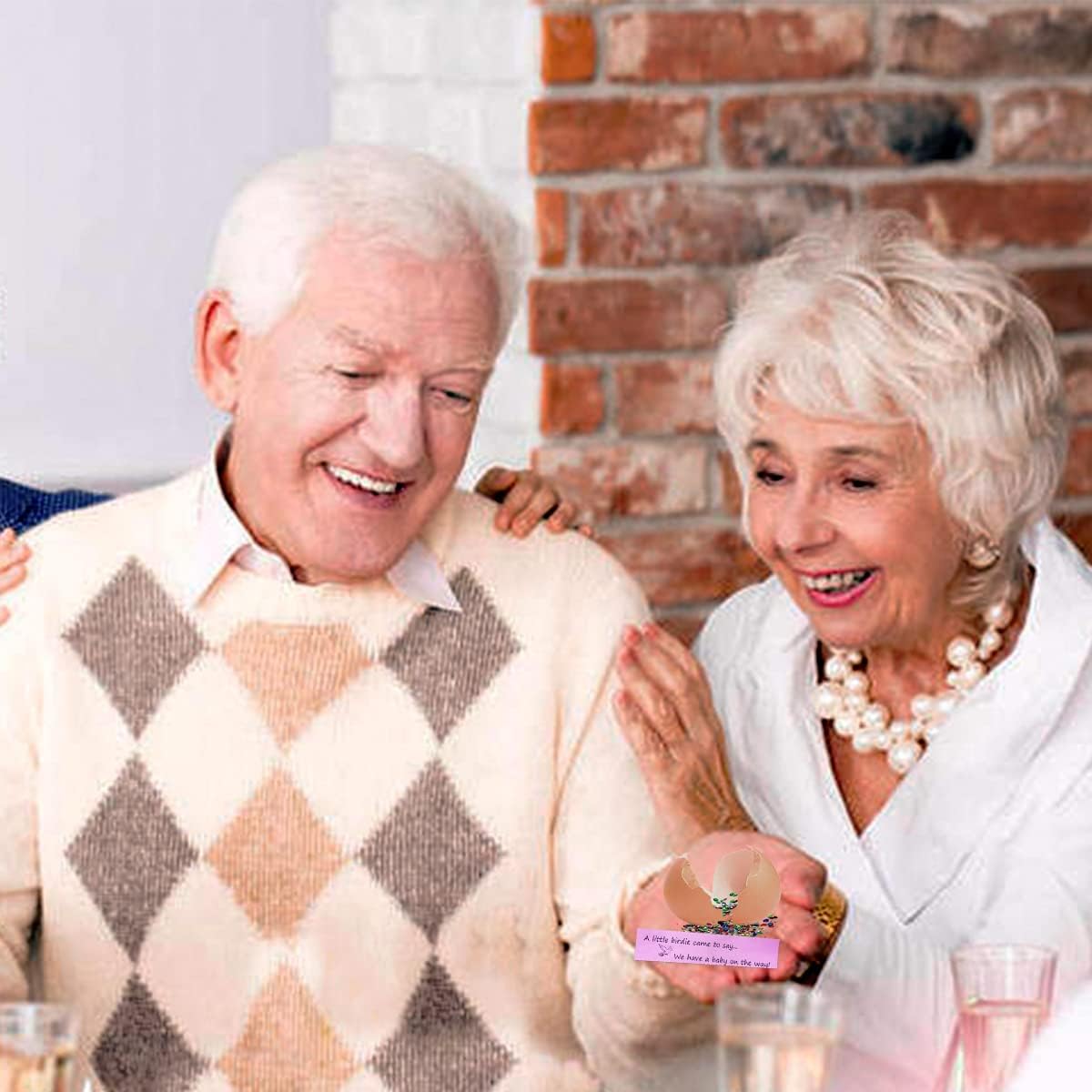 Anuncio de embarazo de huevo, revelación de embarazo, ideas divertidas para anuncio de bebé, huevos sorpresa perfectos para abuelos, futuros papás o
