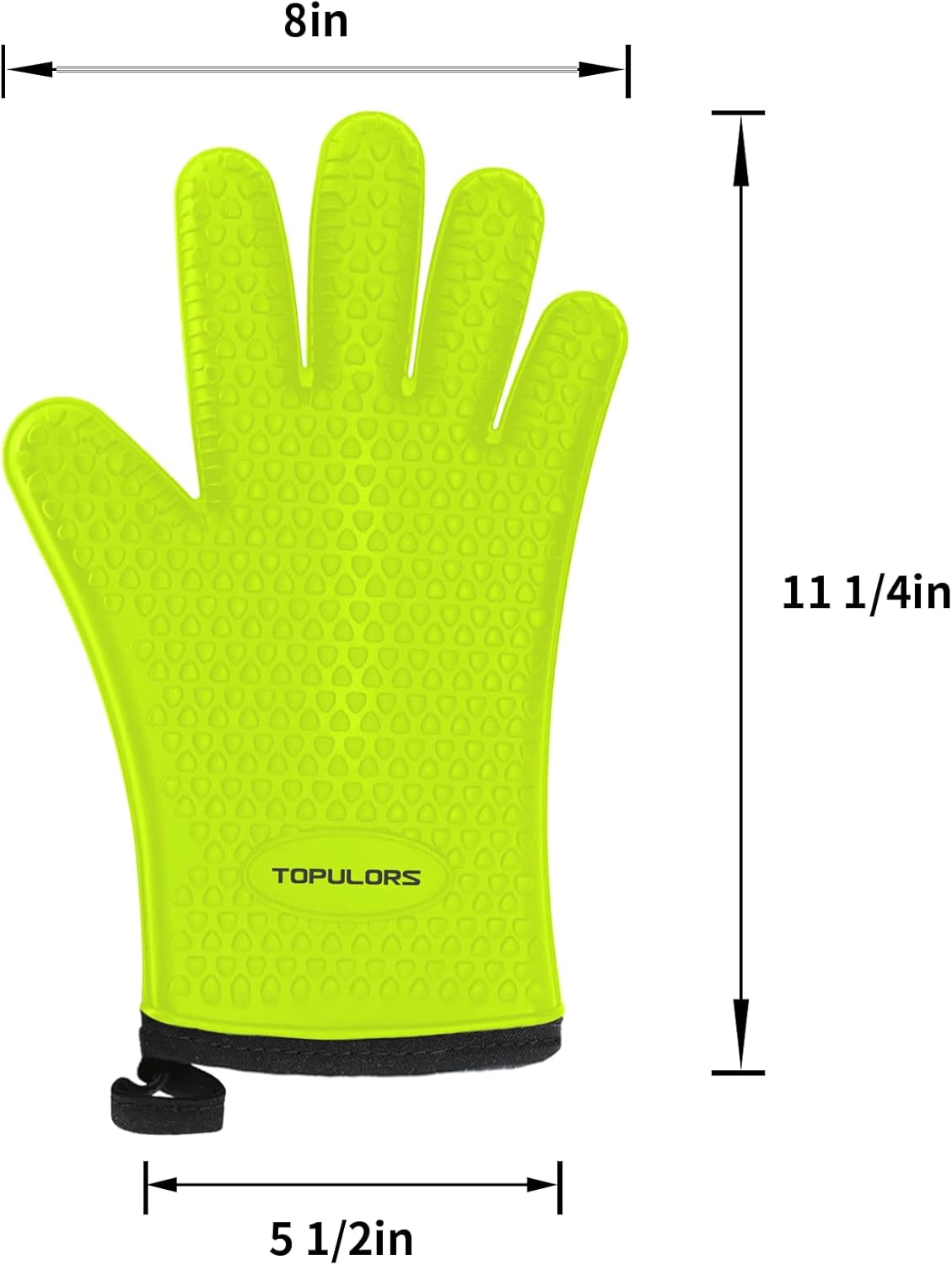 Guantes de silicona para horno, resistentes al calor, guantes de parrilla para ahumar barbacoa, mango de comida caliente, guantes de cerdo extraídos
