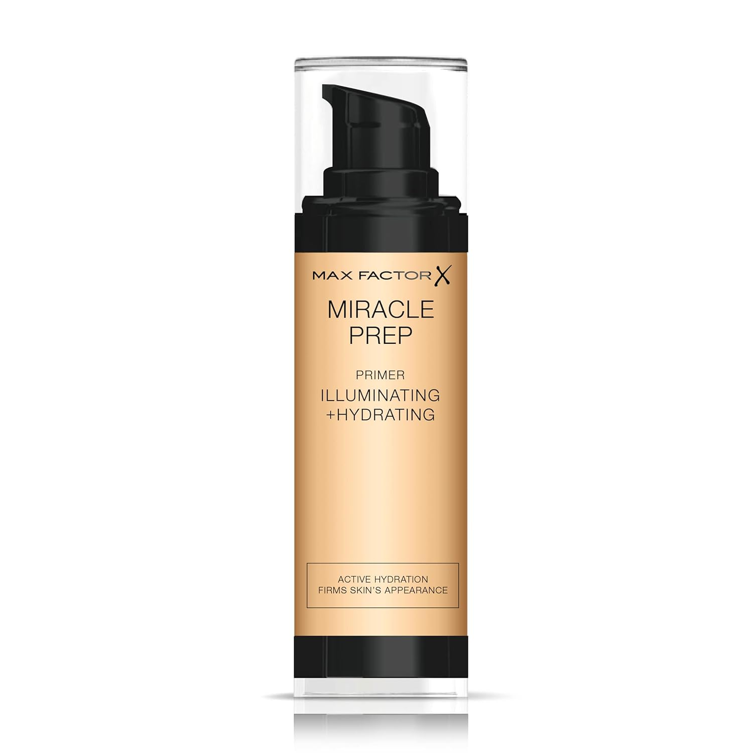 Max Factor Miracle Prep – Imprimación iluminadora e hidratante, fórmula nutritiva con niacinamida y vitamina E, 1.0 fl oz