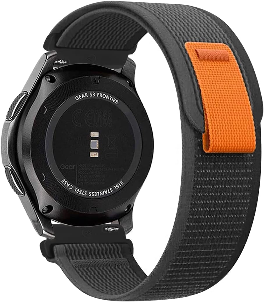 MroTech Trail Loop – Correa deportiva de nailon ajustable de 0.86 pulgadas, compatible con Samsung Galaxy Watch de 1.81 pulgadas, Galaxy Watch 3 de