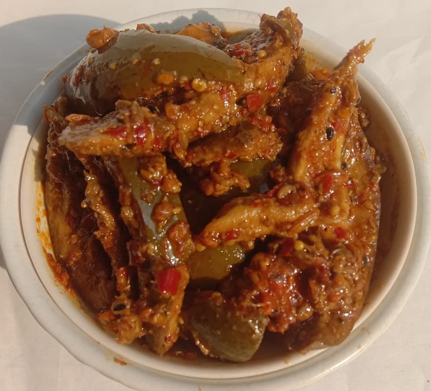 Mother Special Mango Pickle Mango Fresco CaseroAam Ka Aachar (400G) – Receta de la madre  Pepinillo orgánico del norte de la India  Pepinillo de