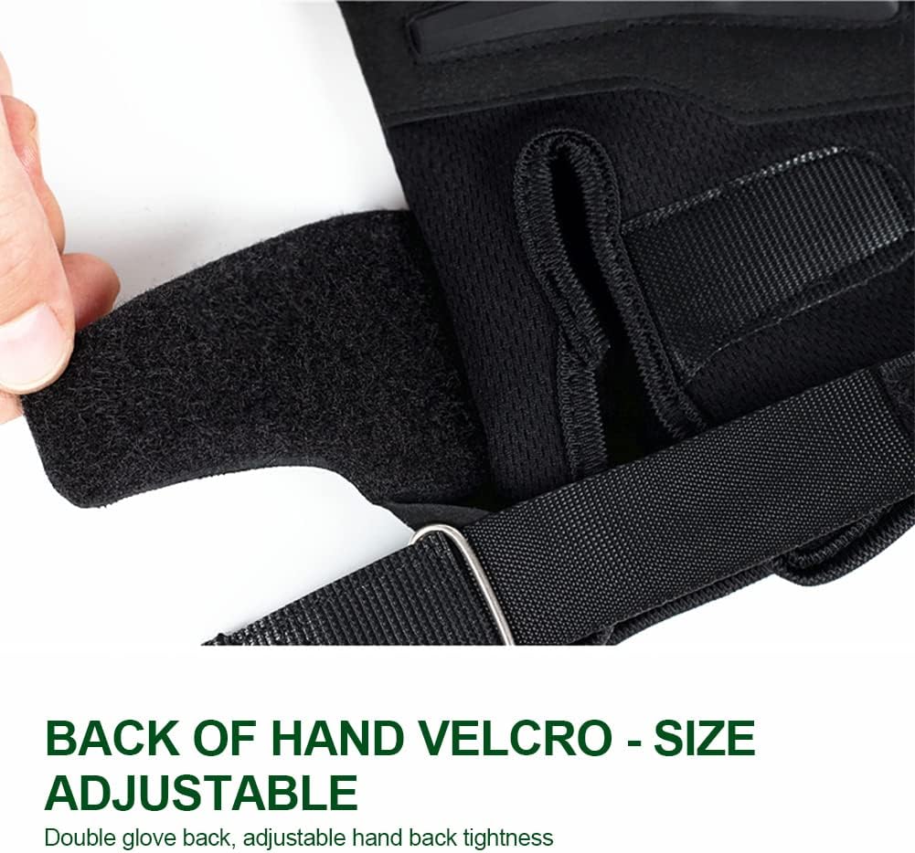 Goferlaa Guantes de entrenamiento para hombres y mujeres, utilizados para ejercicio, táctico, montañismo, al aire libre, motocicleta, guantes sin