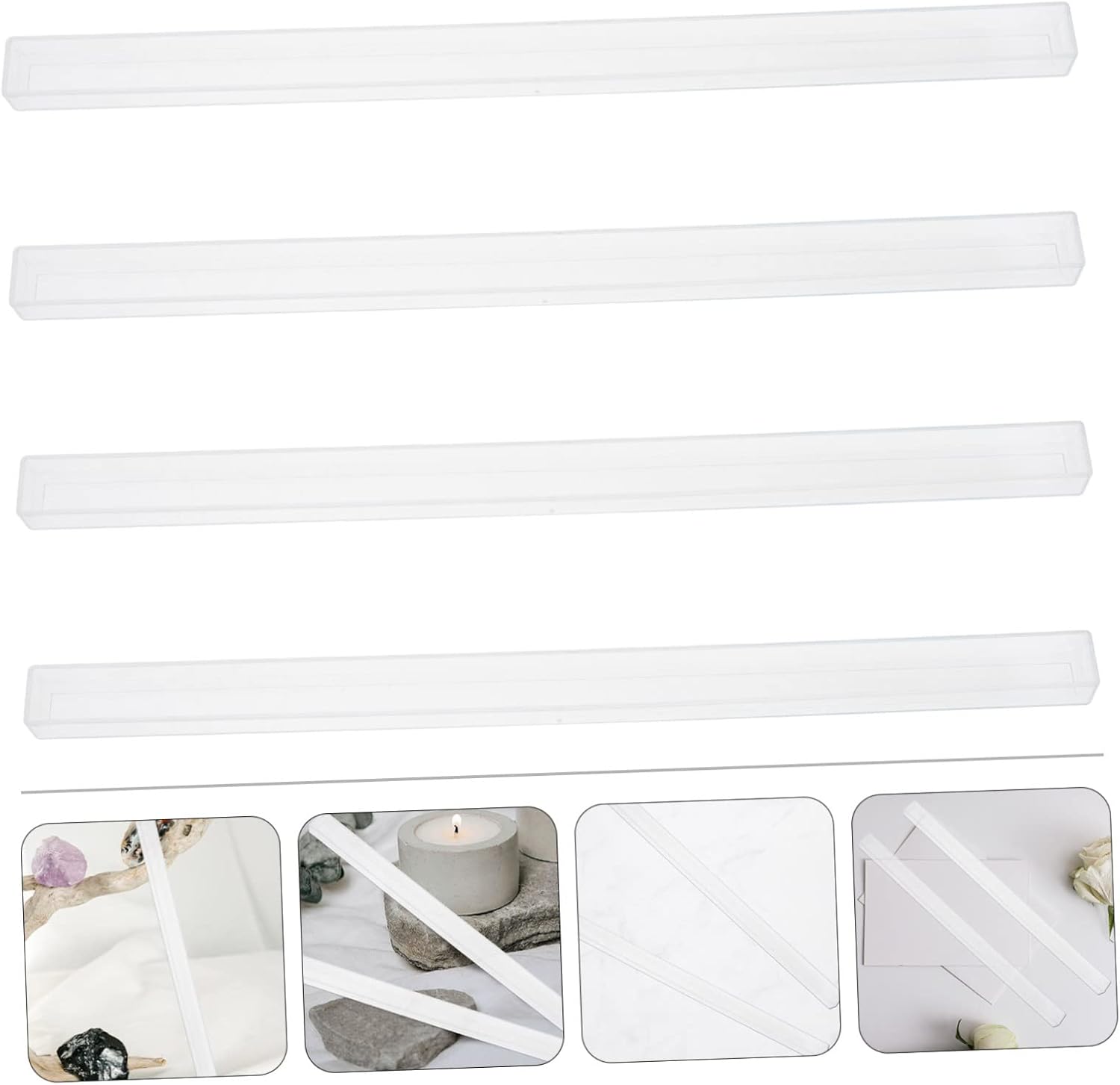 ABOOFAN 4 piezas Mahjong bandeja en forma de U bandejas de dominó soportes Mah Jongg Accesorios Domino Organizador Bandeja Hogar Mahjong Bandeja