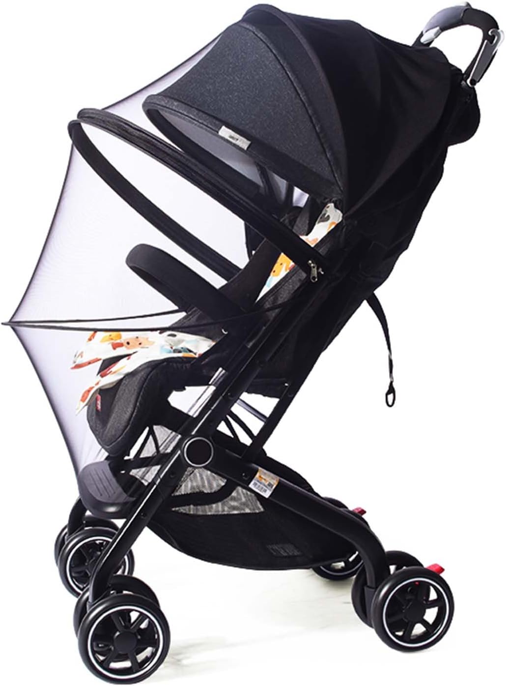 Little World Mosquito Net for Stroller Mosquito Net and Sunshade for Stroller Sun Protection Baby Mosquito Net Mesh Net Cover for Infant