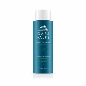 Oars + Alps Lavado corporal y facial hidratante para hombre, cuidado de la piel infundido con vitamina E y antioxidantes, sin sulfato, árbol de té Oars + Alps Lavado corporal y facial hidratante para hombre, cuidado de la piel infundido con vitamina E y antioxidantes, sin sulfato, árbol de té