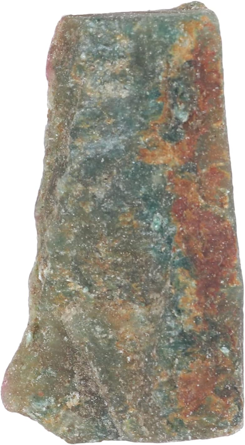 Gemhub Uncut Green Jade Untreated Loose Stone for Decoration, Jewelry 29.70 ct