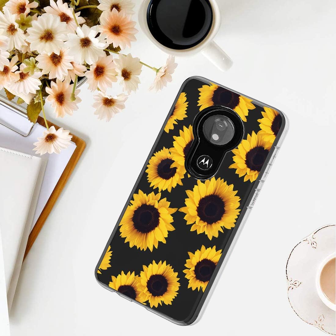 Funda para Moto G7 Power, Motorola Moto G7 Supra  G7 Optimo Maxx Linda, a prueba de golpes, transparente, suave, flexible, TPU delgada funda para