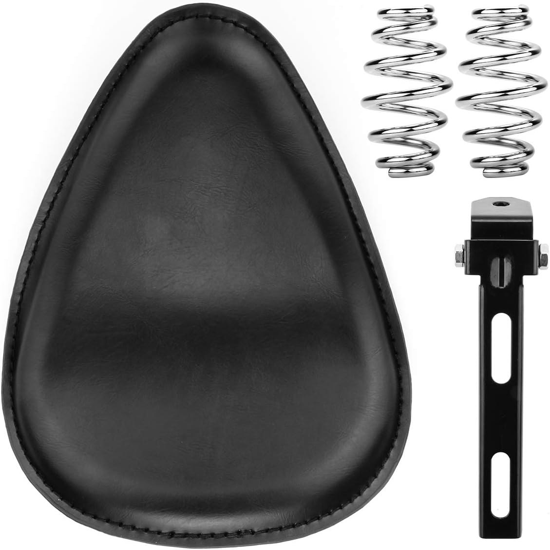Kit de soporte de montaje de muelles de asiento de motocicleta de cuero compatible con Harley Honda, Yamaha, Kawasaki, Suzuki, Sportster, Bobber