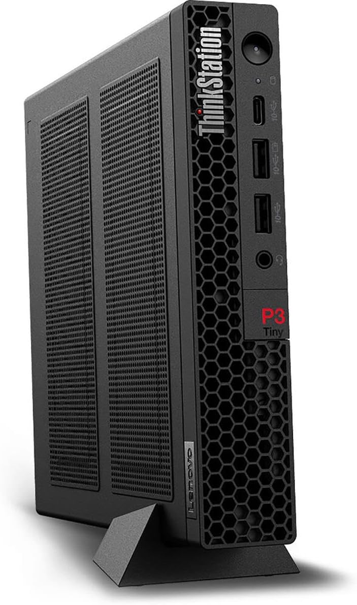 Lenovo ThinkStation P3 Tiny Workstation, Intel Core i7-13700T 1.4GHz, 16GB RAM, 512GB SSD, NVIDIA T1000 8GB, Windows 11 Pro, negro