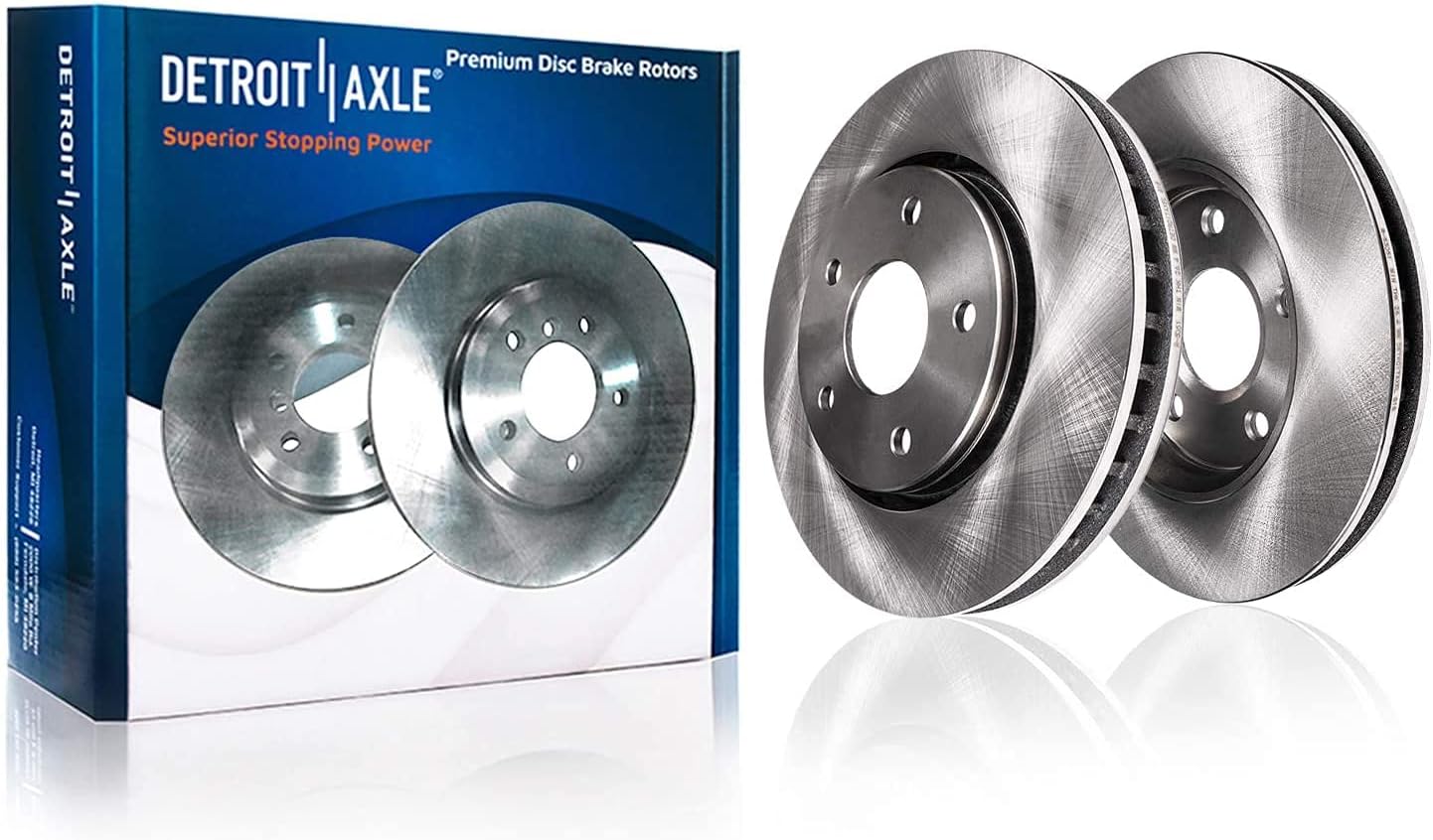 Detroit Axle – Kit de frenos para 14-19 Nissan Altima 11.65 pulgadas delantero y 11.46 pulgadas trasero de freno de disco 2014 2015 2016 2017 2018