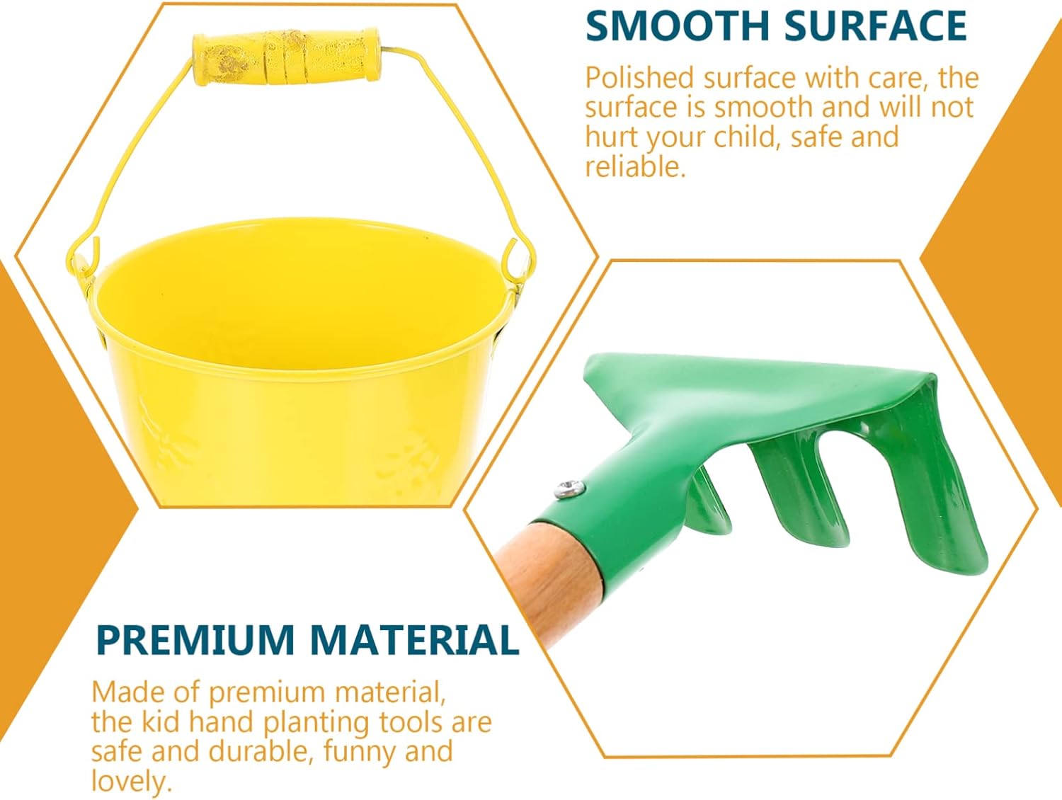 Toddmomy Juguetes para niños, herramientas de jardín, juego de 4 piezas de herramientas de jardinería para niños, arena y playa, equipo de