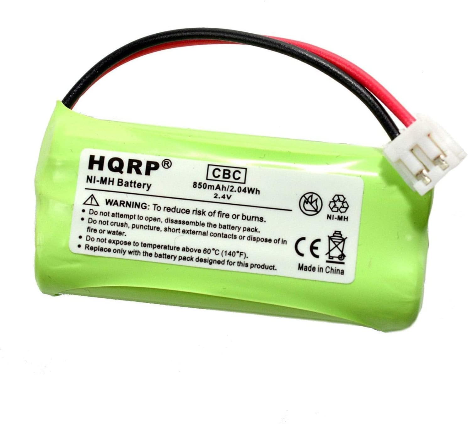 HQRP Paquete de 2 baterías de teléfono compatibles con VTech 89-1326-00-0089-1300-00-00891326000  89-1300-01-00 de repuesto