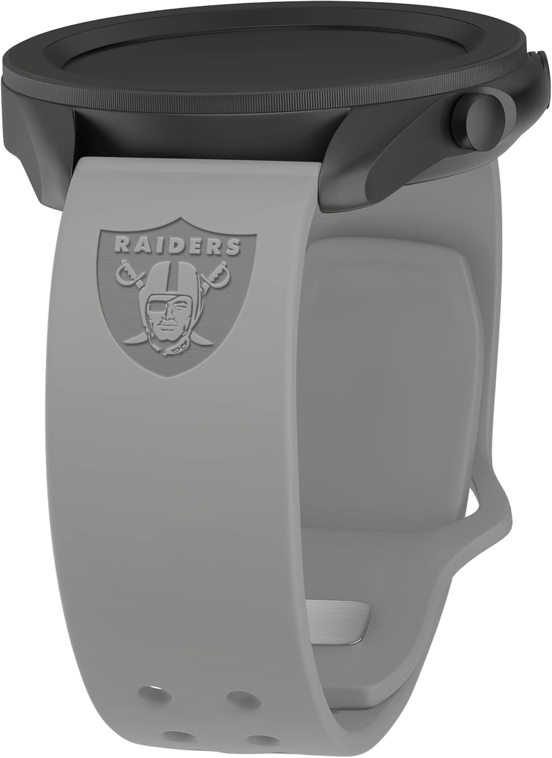 Las Vegas Raiders – Correa de silicona de cambio rápido compatible con Samsung y más