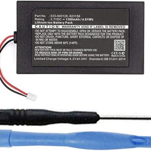 Batería de repuesto de 1300mAh 533-000128, 623158 compatible con controles remotos Logitech Harmony 950 (915-000260) y Harmony Elite (915-000256, Batería de repuesto de 1300mAh 533-000128, 623158 compatible con controles remotos Logitech Harmony 950 (915-000260) y Harmony Elite (915-000256,