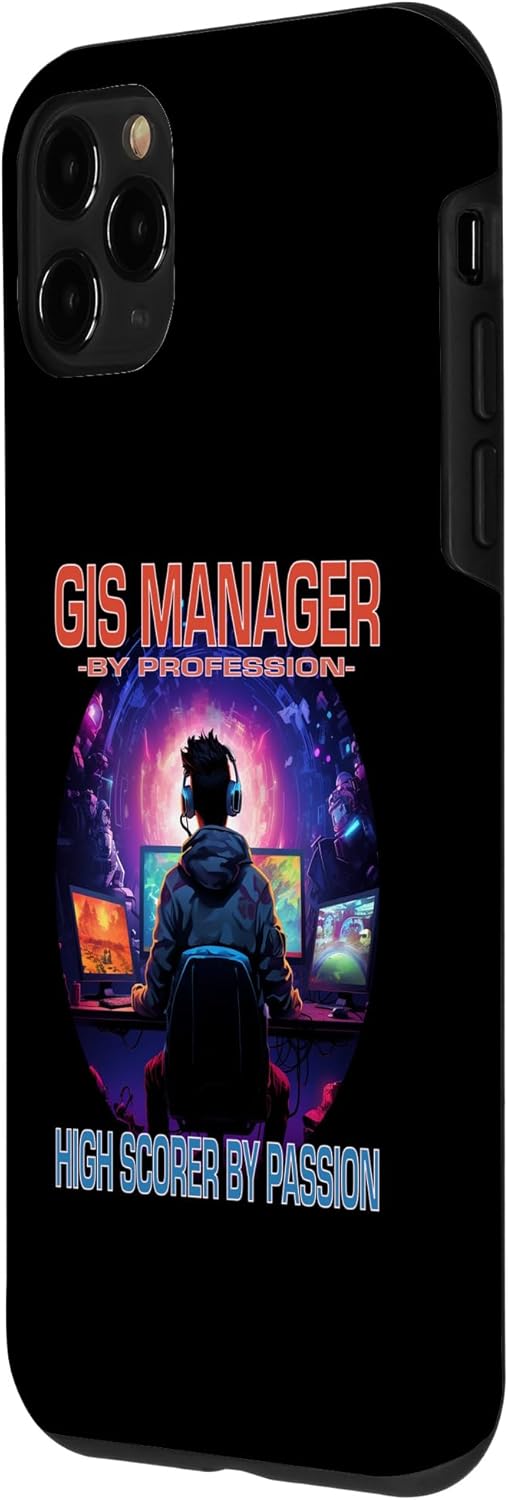 iPhone 11 Pro GIS Manager Funny Gamer – Fun Pun Gaming Case