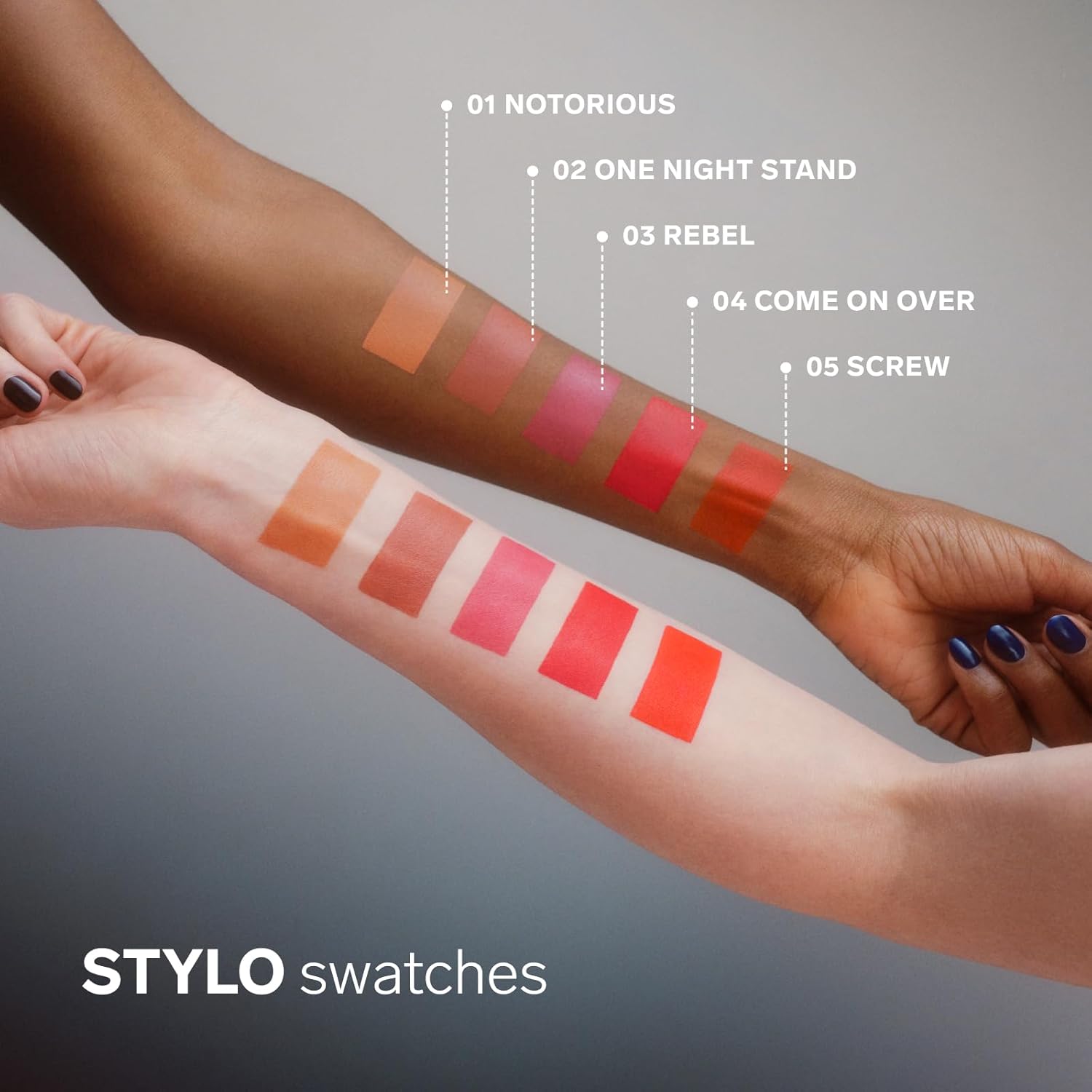 LELO MAKEUP – STYLO – Lápiz labial mate extra cremoso para mujer, lápiz labial de larga duración, pintalabios – 03 REBEL
