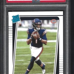 PSA 10 JUSTIN FIELDS FOOTBALL ROOKIE CARD PANINI DONRUSS GRADED PSA GEM MINT 10 BEARS YOUNG STAR QUARTEBACK PSA 10 JUSTIN FIELDS FOOTBALL ROOKIE CARD PANINI DONRUSS GRADED PSA GEM MINT 10 BEARS YOUNG STAR QUARTEBACK