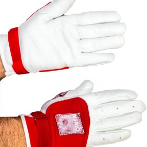 Owen – Guantes de balonmano, piel premium, sin rellenar, con correa de muñeca, (S, M, L) Owen – Guantes de balonmano, piel premium, sin rellenar, con correa de muñeca, (S, M, L)