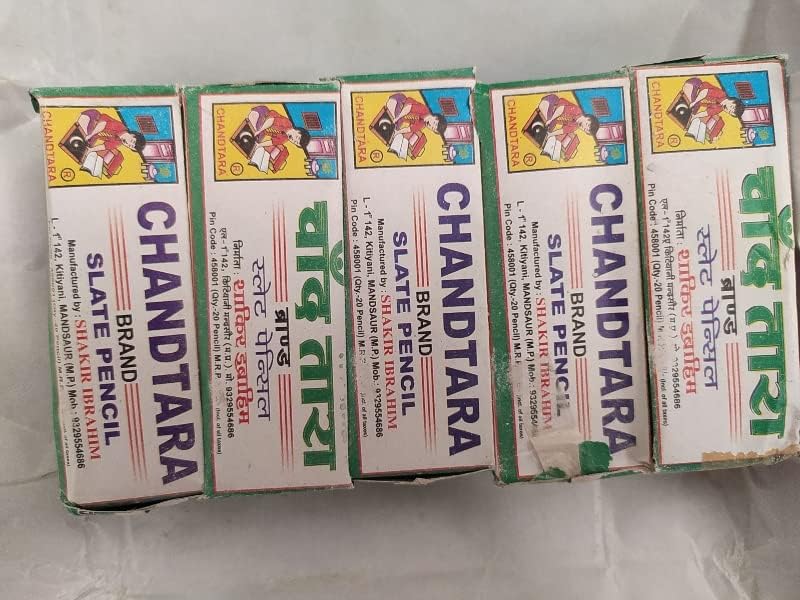 Lápiz de pizarra listo para comer, lápiz de pizarra blanca de buen gusto, caja de pizarra para dibujar lápiz de pizarra india natural, paquete de