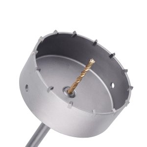 Sierra perforadora de hormigón de 6.3 pulgadas con varilla SDS Plus, sierra de agujero para cemento, sierra de agujero de ladrillo para pared de Sierra perforadora de hormigón de 6.3 pulgadas con varilla SDS Plus, sierra de agujero para cemento, sierra de agujero de ladrillo para pared de