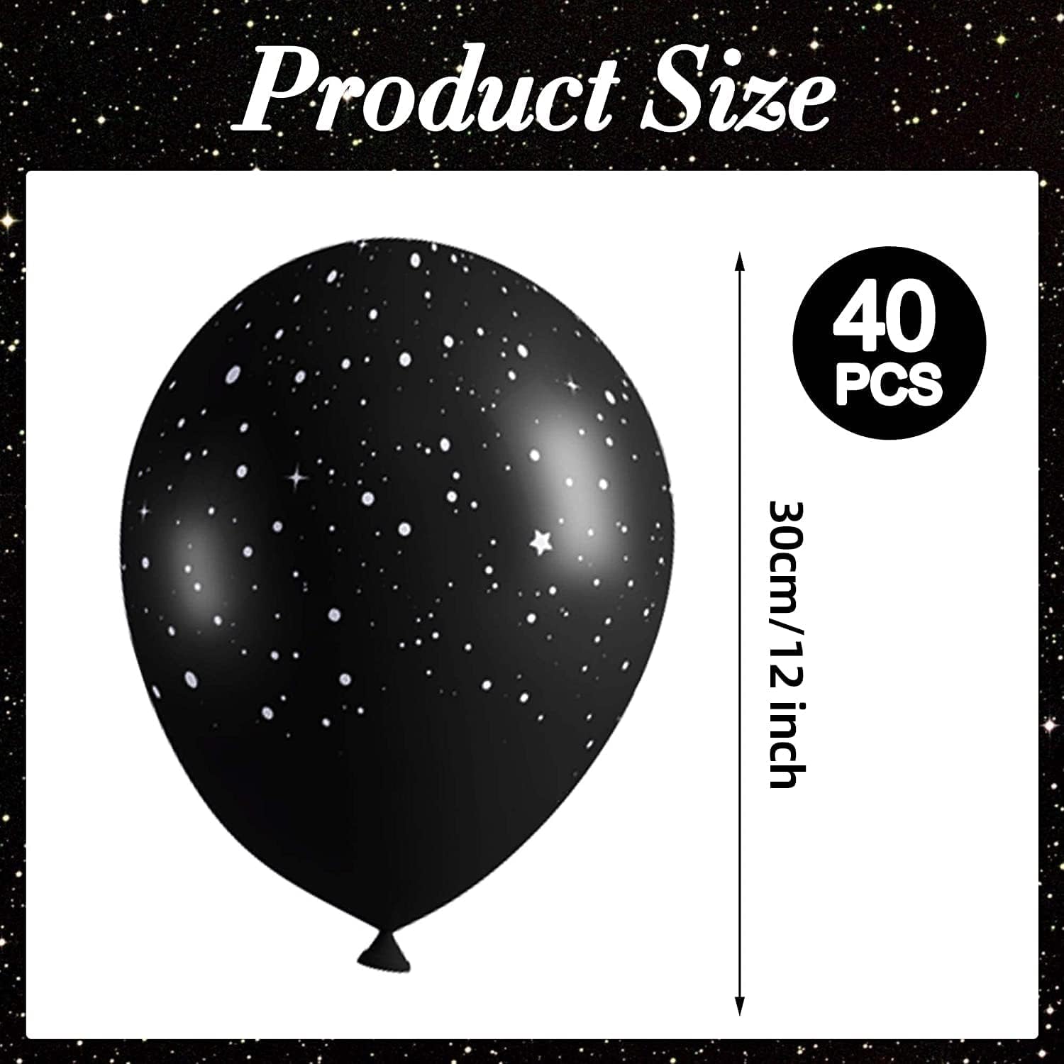 40 globos de galaxia para niños, decoraciones de fiesta de cumpleaños de galaxia, suministros de fiesta temática del espacio exterior, guirnalda de