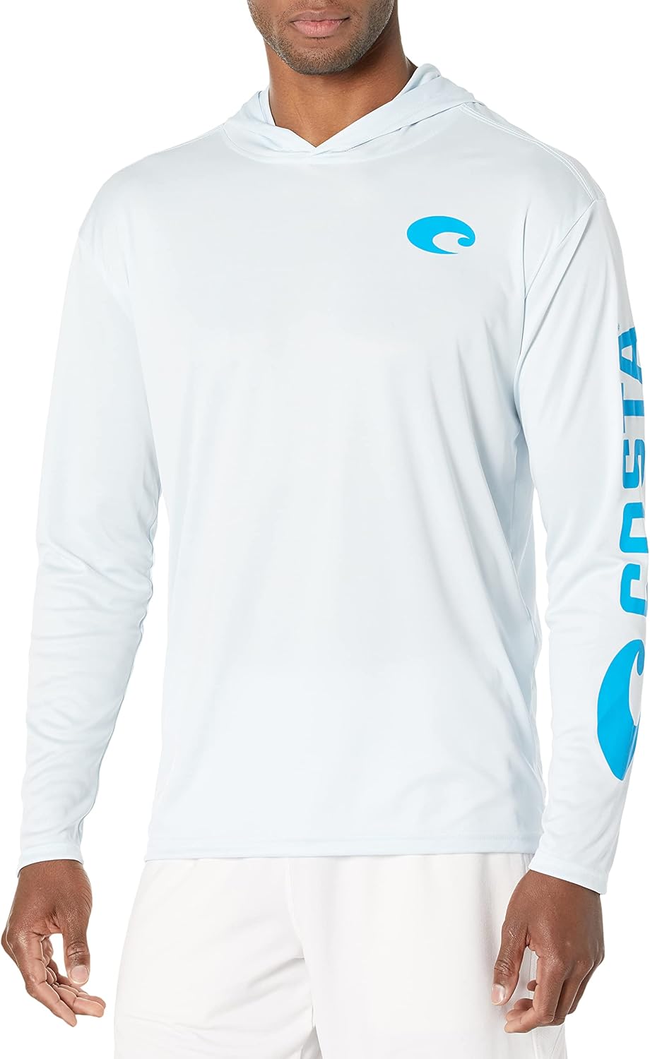 Costa Del Mar Camisa de manga larga con capucha técnica para hombre