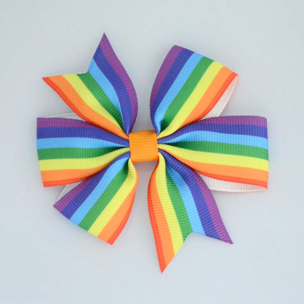 Pinzas para el cabello de arco iris para mujeres y niñas, accesorios para el cabello del día del orgullo gay TSFJ52 (2 unidades de lazo A)