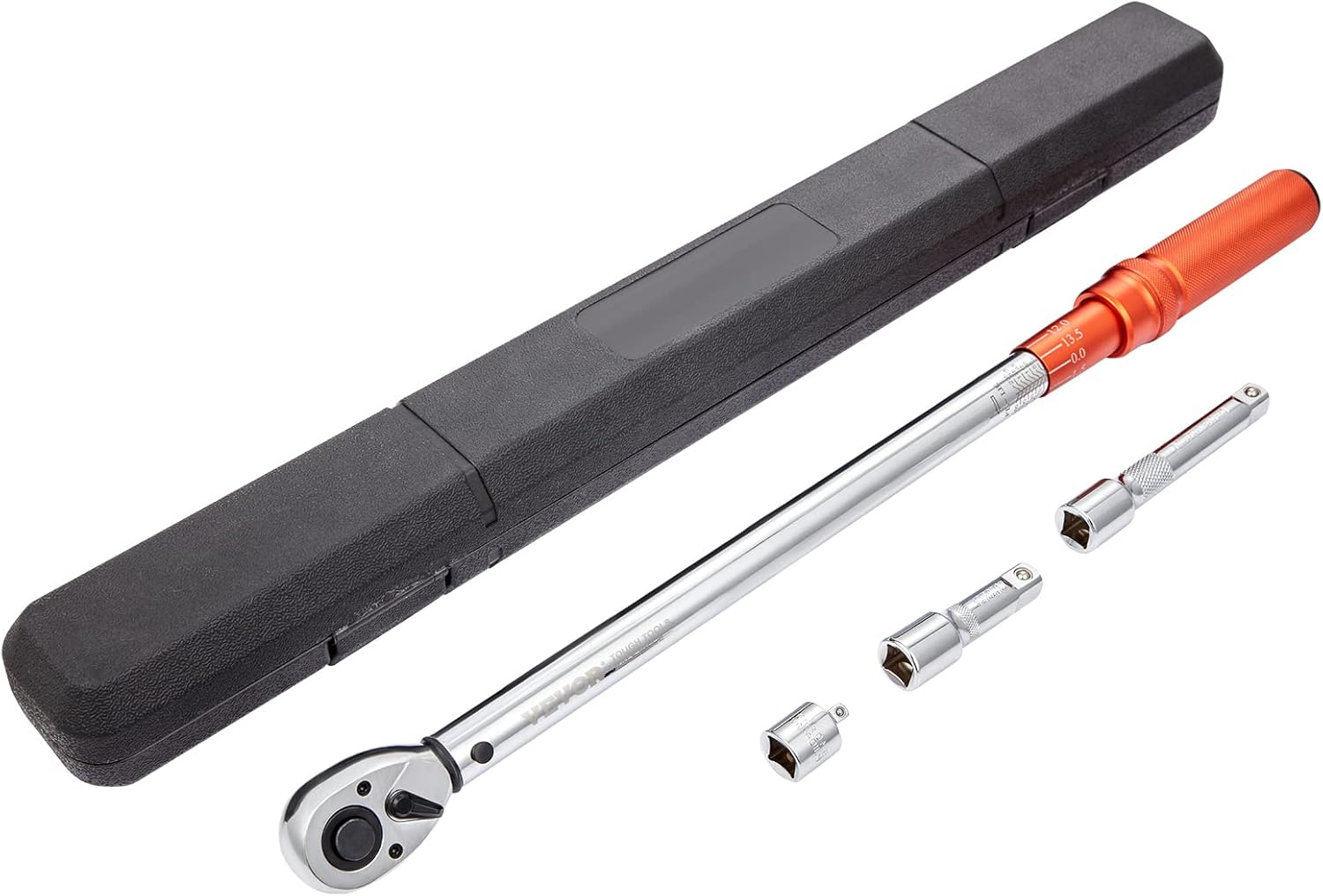 VEVOR Llave dinamométrica, llave dinamométrica de clic de 12 pulgada 20-250ft.lb34-340n.m, juego de llaves dinamométricas ajustables de doble