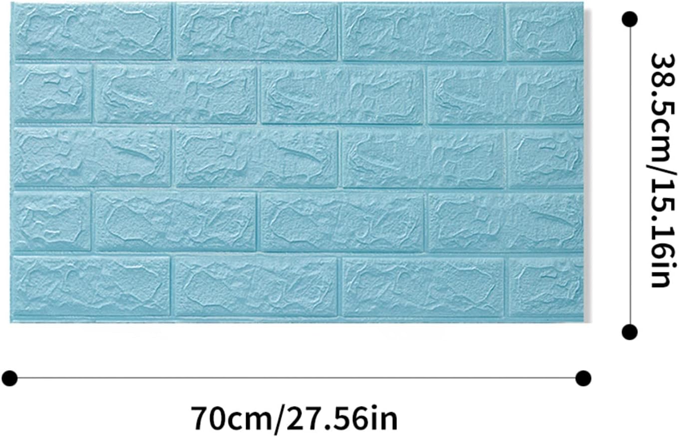 Papel tapiz autoadhesivo 3D de ladrillo 3D, anticolisión, paneles de pared 3D para despegar y pegar, aspecto de madera envejecida, papel tapiz para