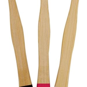 AVINO Cepillo de dientes ecológico de madera natural con mango plano (paquete de 1, colores surtidos) AVINO Cepillo de dientes ecológico de madera natural con mango plano (paquete de 1, colores surtidos)