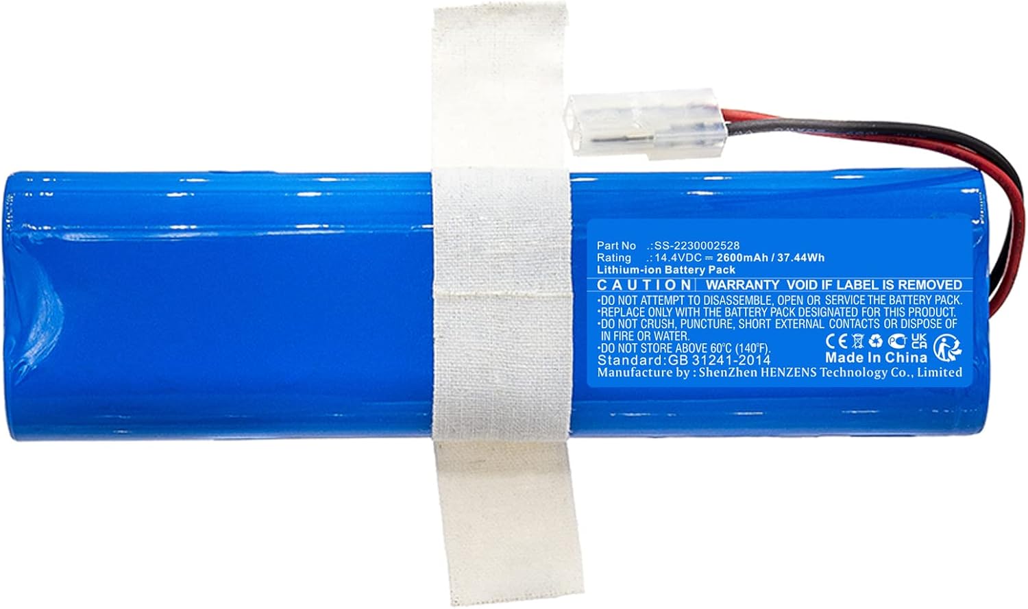 Synergy Digital Vacuum Cleaner Battery, Compatible with Tefal RG8577WHNS0 Vacuum Cleaner, (Li-ion, 14.4V, 2600mAh) Ultra High Capacity, Replacement