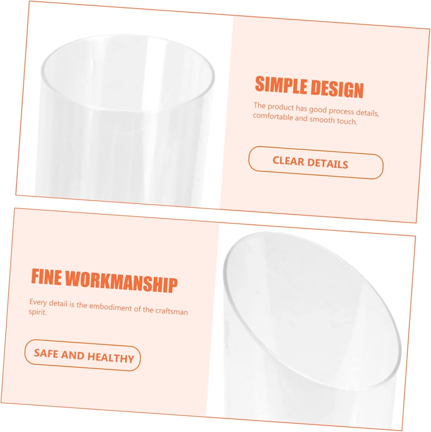 Zerodeko 60 tazas de pudín transparente vaso de plástico para aperitivos, tazas de degustación, tazones de aperitivo, vasos transparentes, tazones