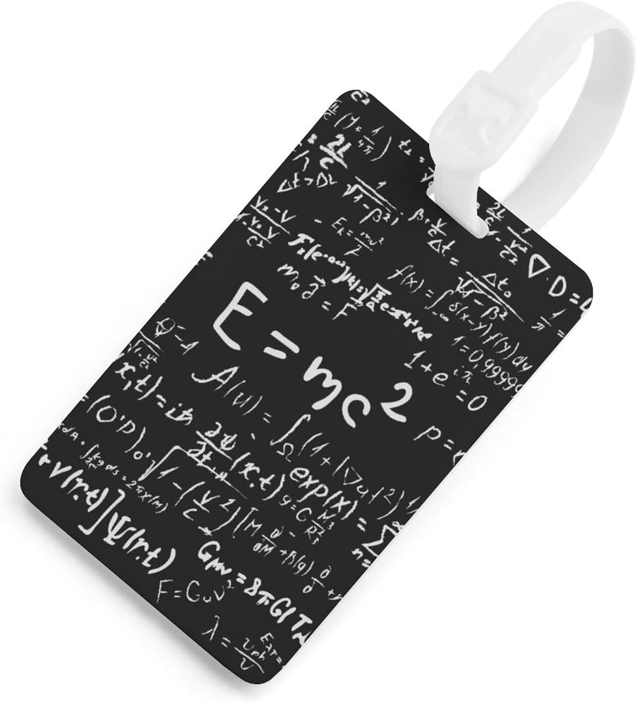 Physics and Math Science Formula Funny Luggage Case Tag Travel Bag Name ID Card Labels Suitcase Tags