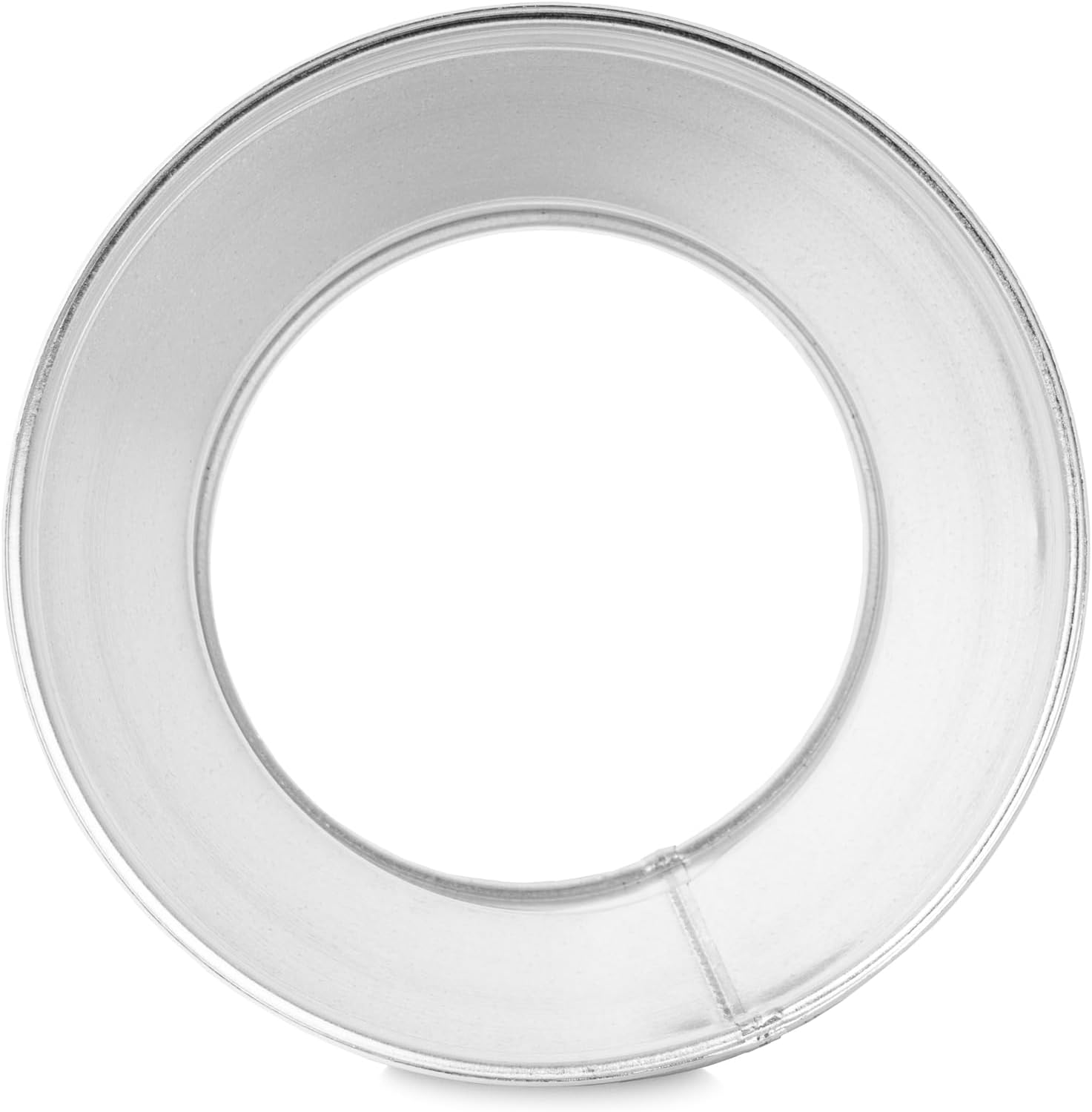 Reductor de conductos de ventilación de 8 a 6 pulgadas – Conector redondo de acero galvanizado – Montaje de conducto – Acoplamiento de aumento del