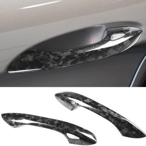 Cubierta de fibra de carbono forjada para manija de puerta exterior para Porsche 911 718 2016-2020 Cubierta de fibra de carbono forjada para manija de puerta exterior para Porsche 911 718 2016-2020