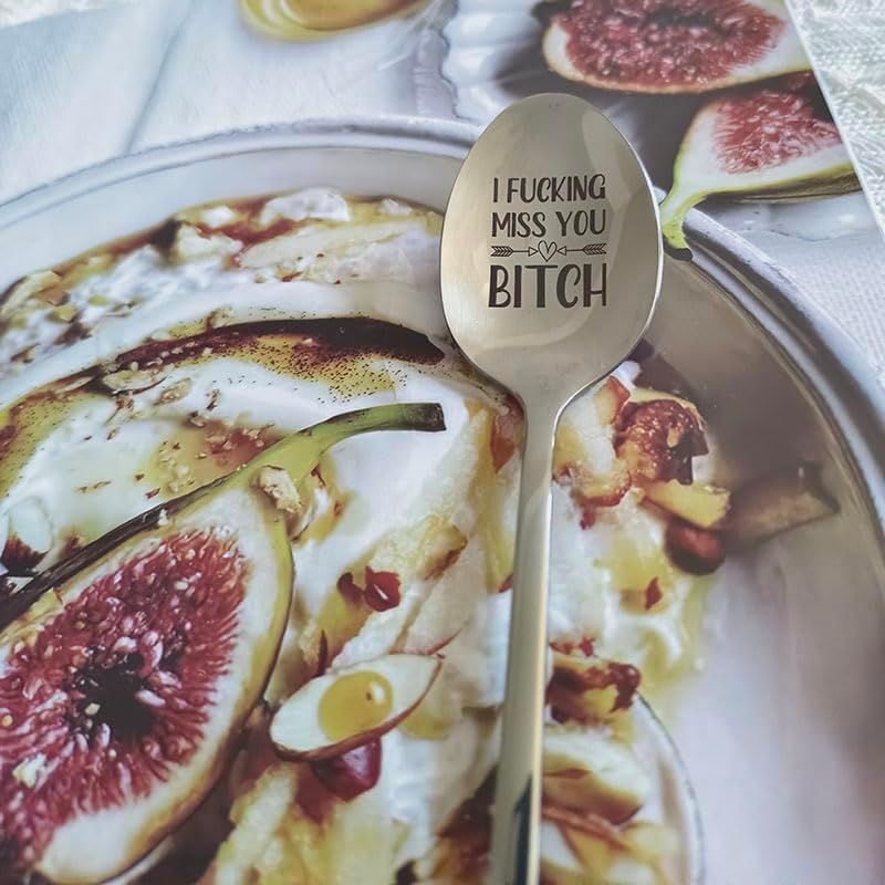 Cuchara para mejores amigas, regalos para mujeres y niñas, regalos para mejores amigas, regalos de amistad de larga distancia para mujeres, amigas,