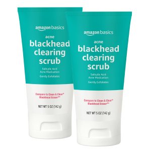 Tienda Basics Exfoliante limpiador de puntos negros de ácido salicílico, sin perfume, 5 onzas, paquete de 2 Tienda Basics Exfoliante limpiador de puntos negros de ácido salicílico, sin perfume, 5 onzas, paquete de 2