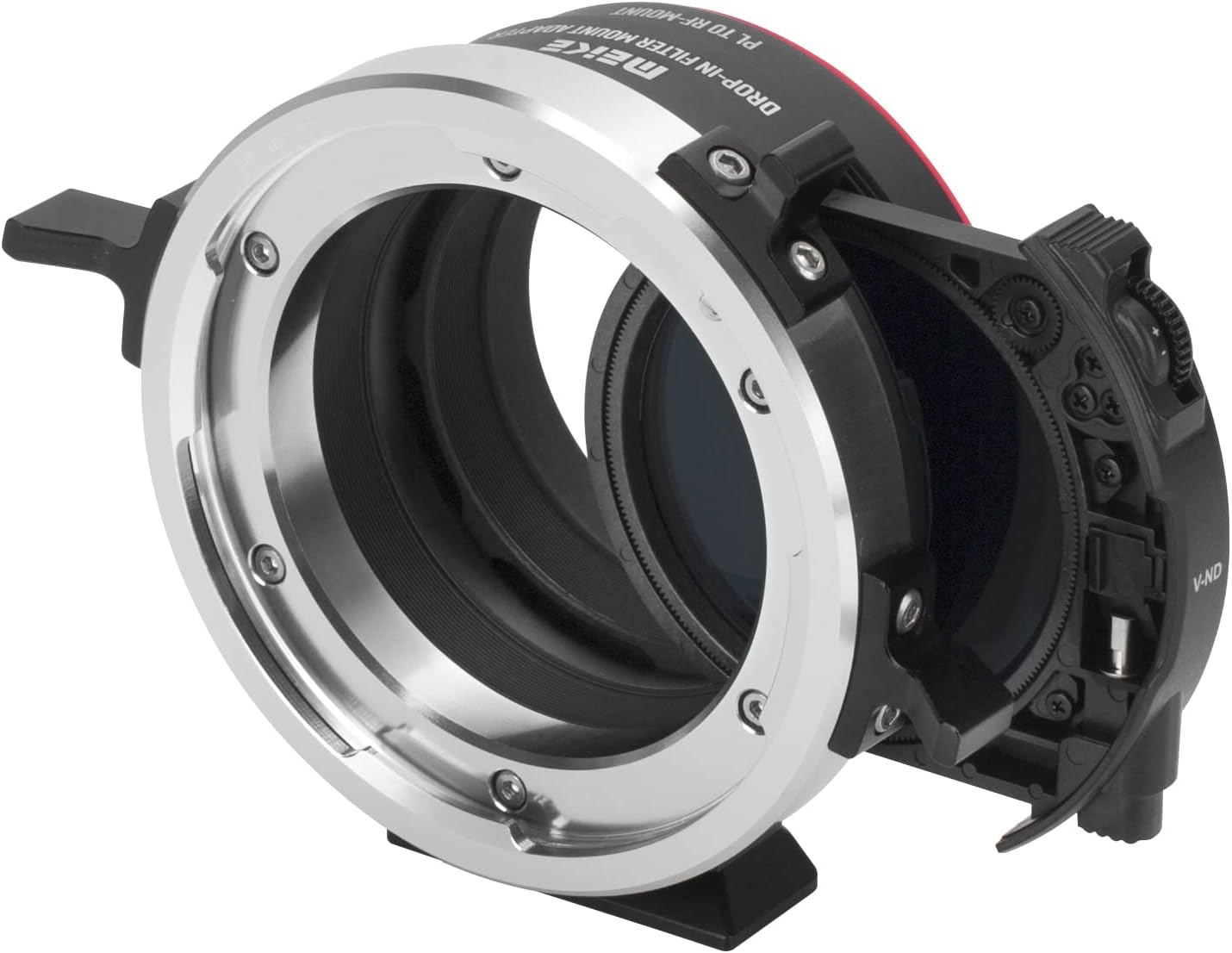 Meike MK-PLTRF-C VND Adaptador de lente de enfoque manual con convertidor de filtros UV transparentes y ND variable para lentes de cine ARRI