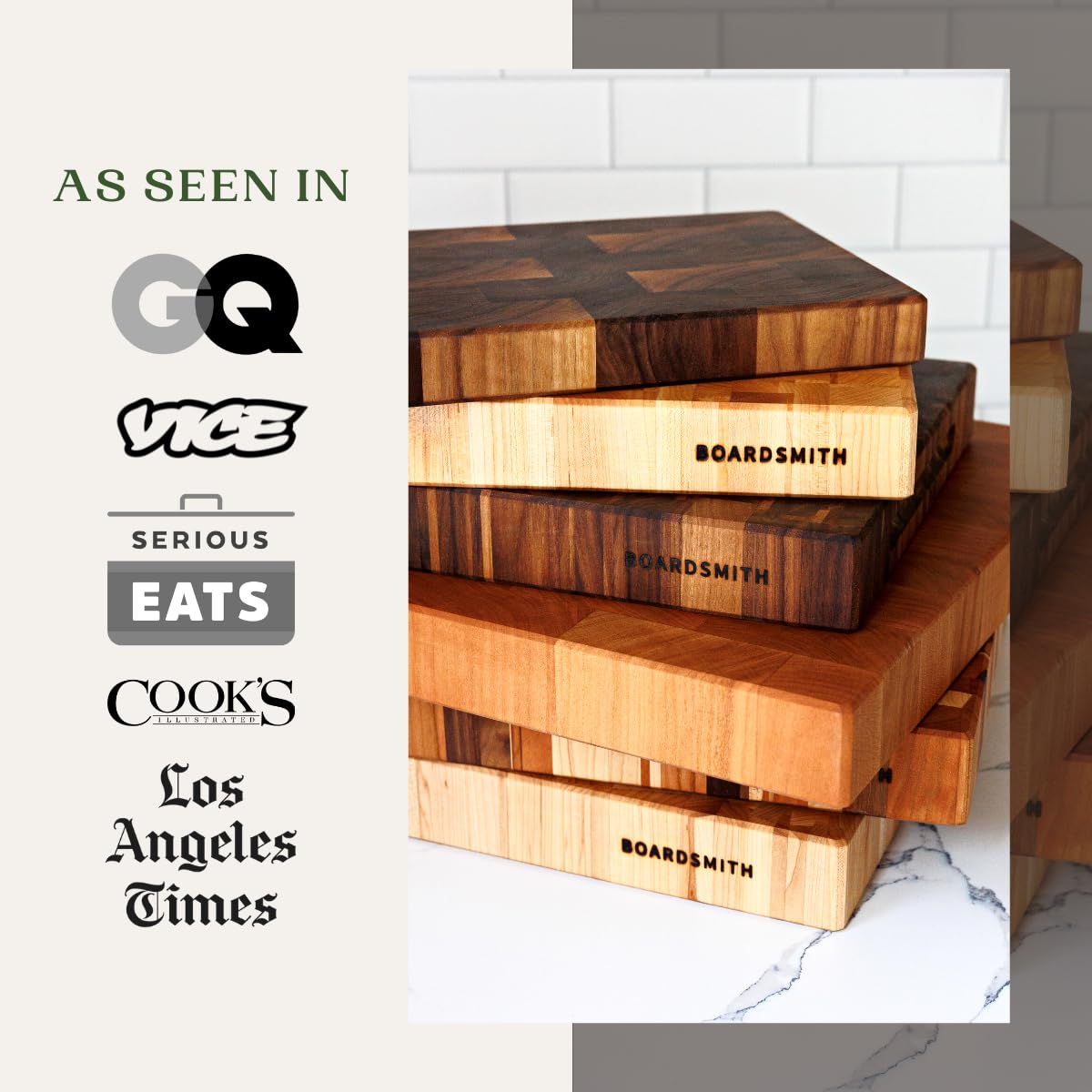 The Boardsmith Handmade Wood Cutting Board Feet with Stainless Steel Screws – Elevate Your Cutting Board with Wooden Non Slip Cutting Board Feet –